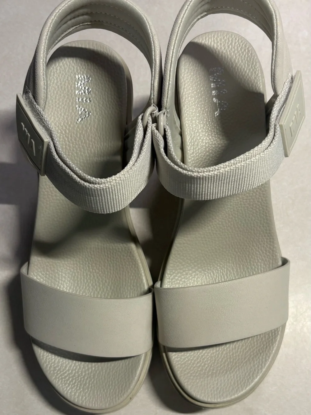 MIA Ivelisse Platform Sandal in off white  Neutral